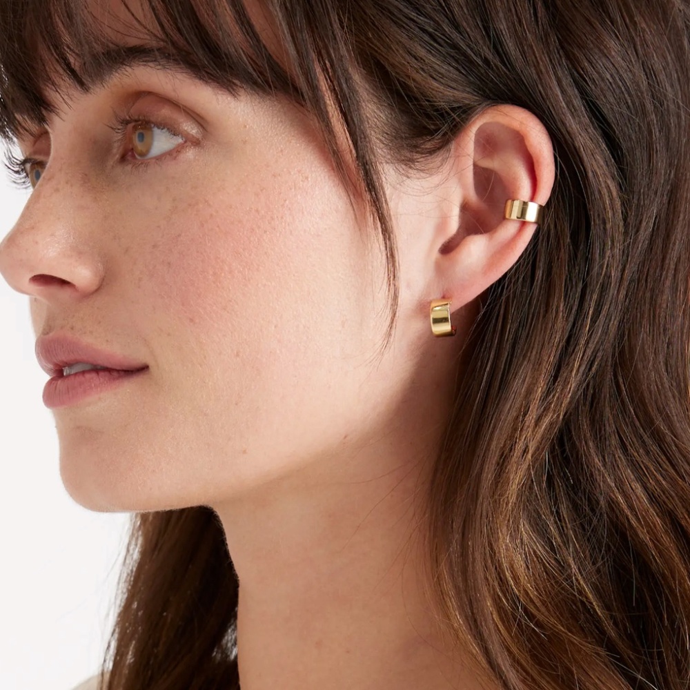 Gold Wide Ear Cuff